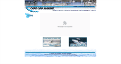 Desktop Screenshot of capecodmarineinc.com